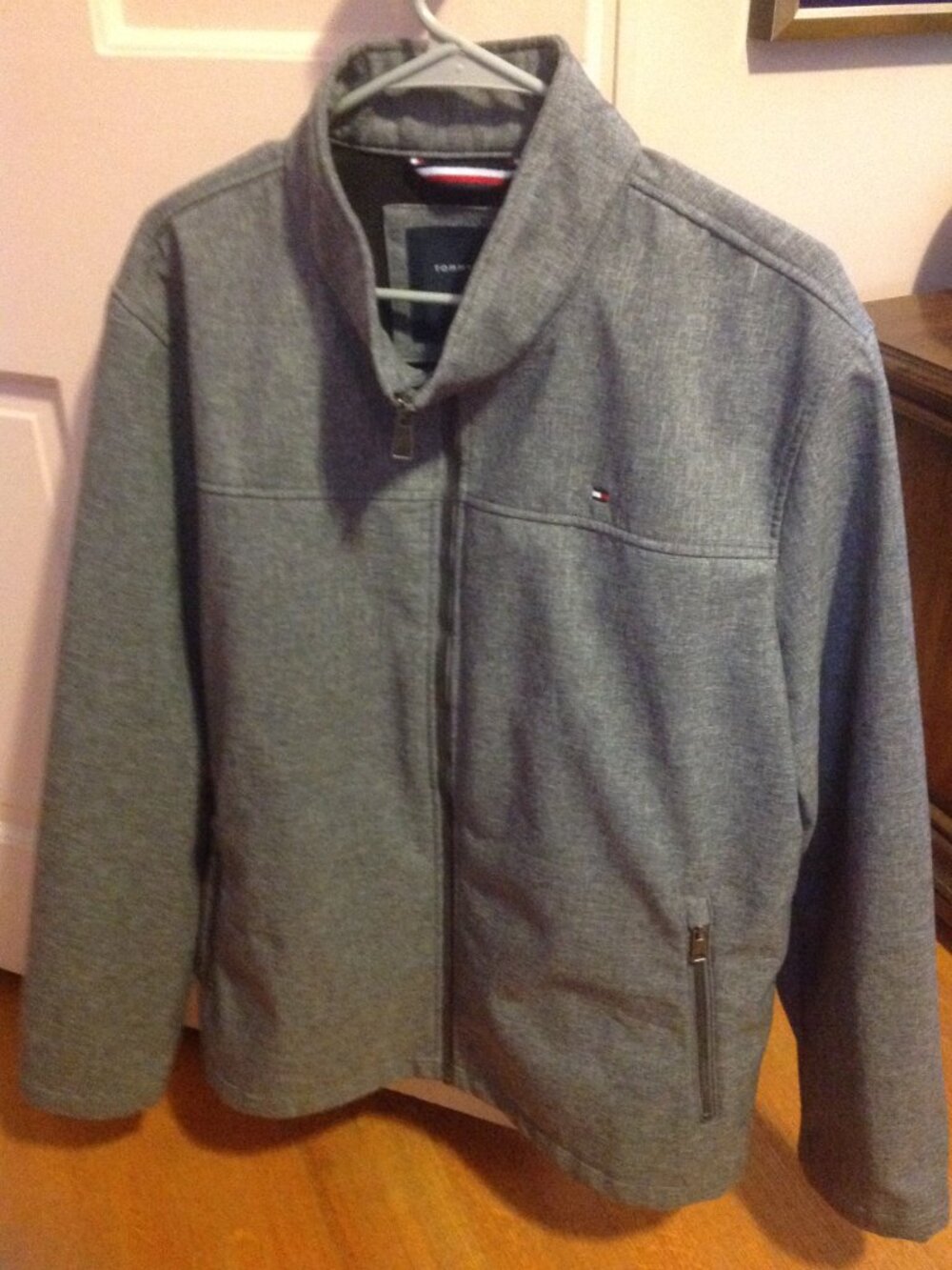Tommy Hilfiger Men's Gray WR lightweight Bomber Jacket - Size XL - NWOT